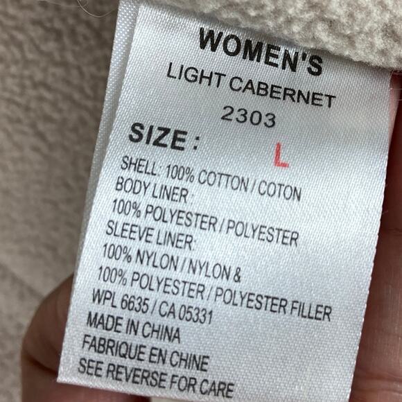 Woolrich Fleece Lined Womens Plaid Large Jacket - Picture 7 of 12